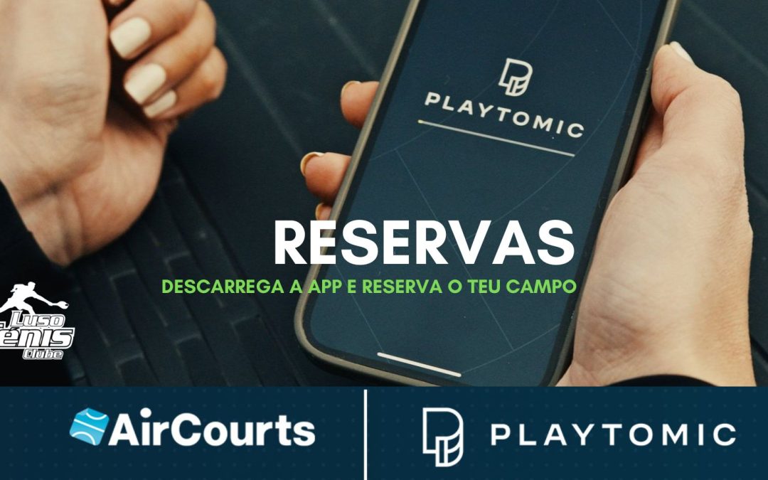 Reservas de courts – o Luso Ténis Clube já está na Playtonic!